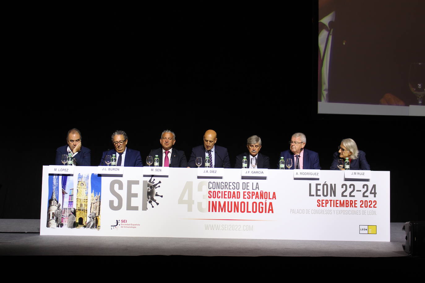 Inauguración del 43 Congreso Nacional de la Sociedad Española de Inmunología que se celebrará en León del 22 al 24 de septiembre.