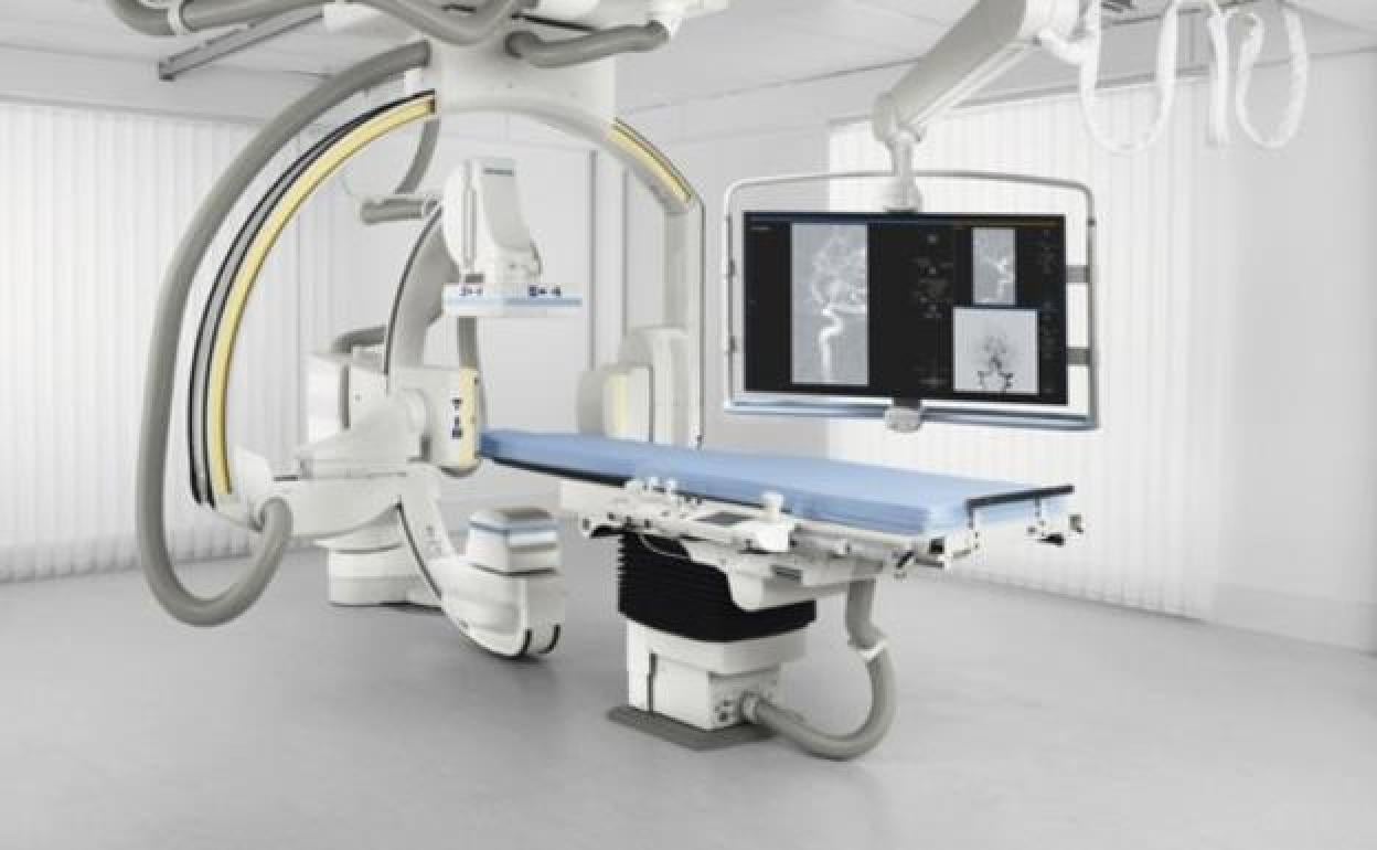 Imagen del angiógrafo digital como el que tendrá el Hospital de León.