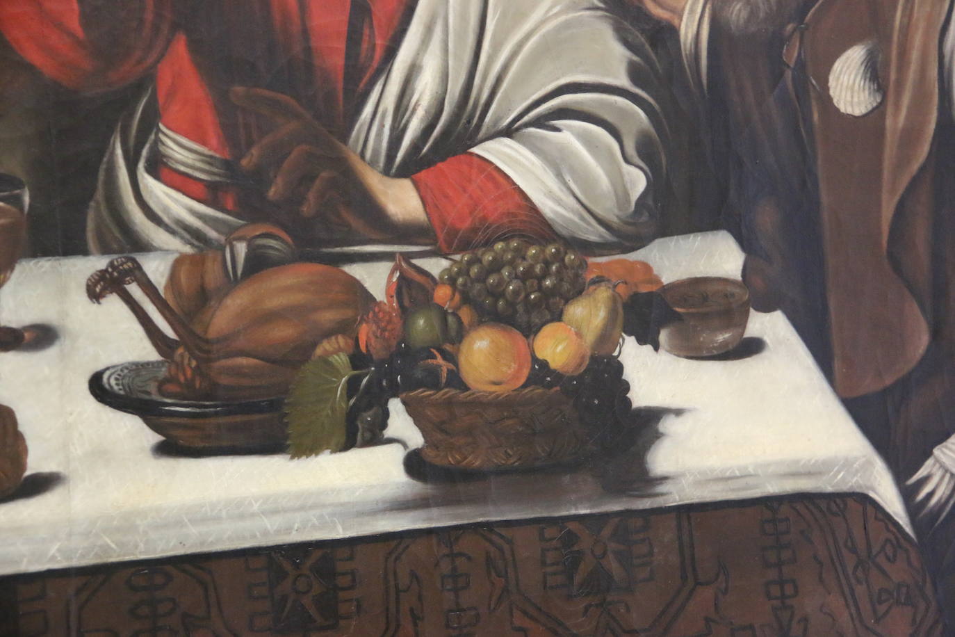 Presentación en la Biblioteca Pública de León de las dos obras restauradas por alumnas de la Escuela de Arte.