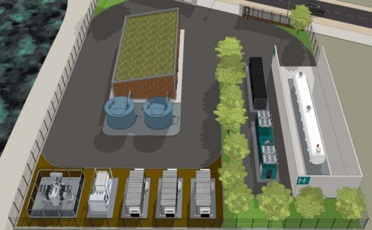 Proyecto de construcción de esta macroplanta de energías renovables en Puente Castro.