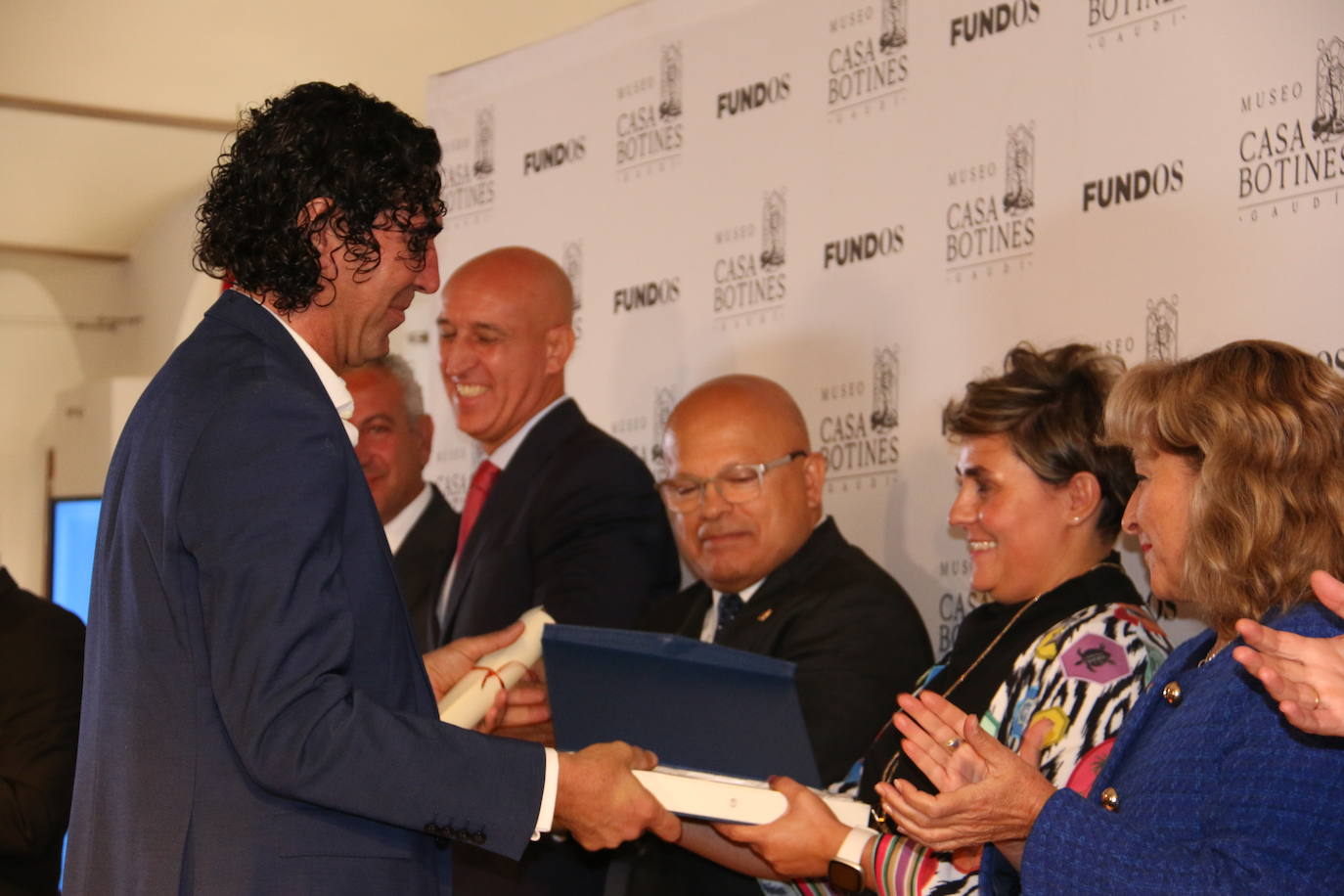 Celebración de la fiesta de la Merced por parte de los funcionarios de la cárcel de Villahierro. 