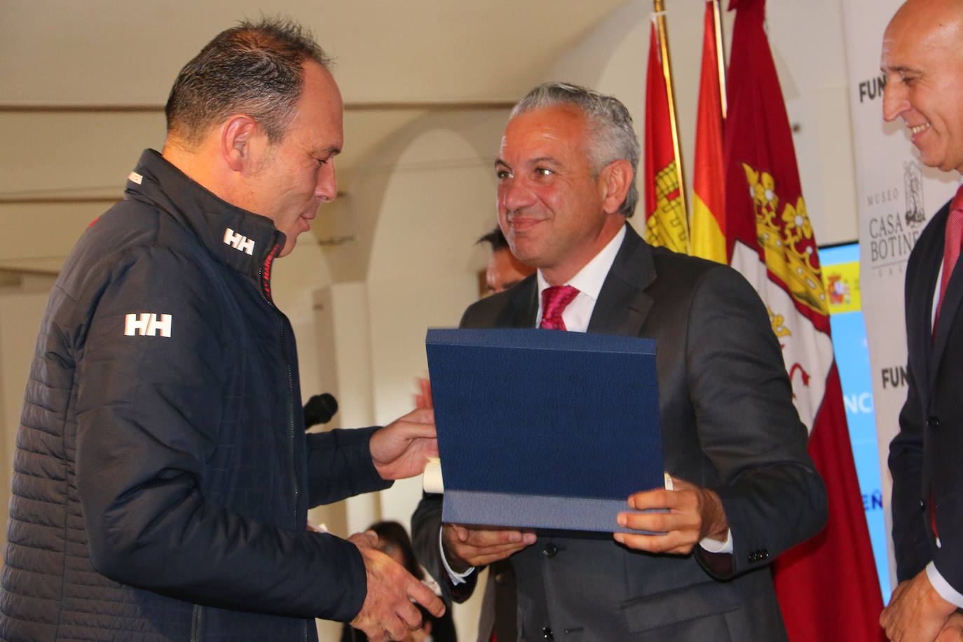 Celebración de la fiesta de la Merced por parte de los funcionarios de la cárcel de Villahierro. 