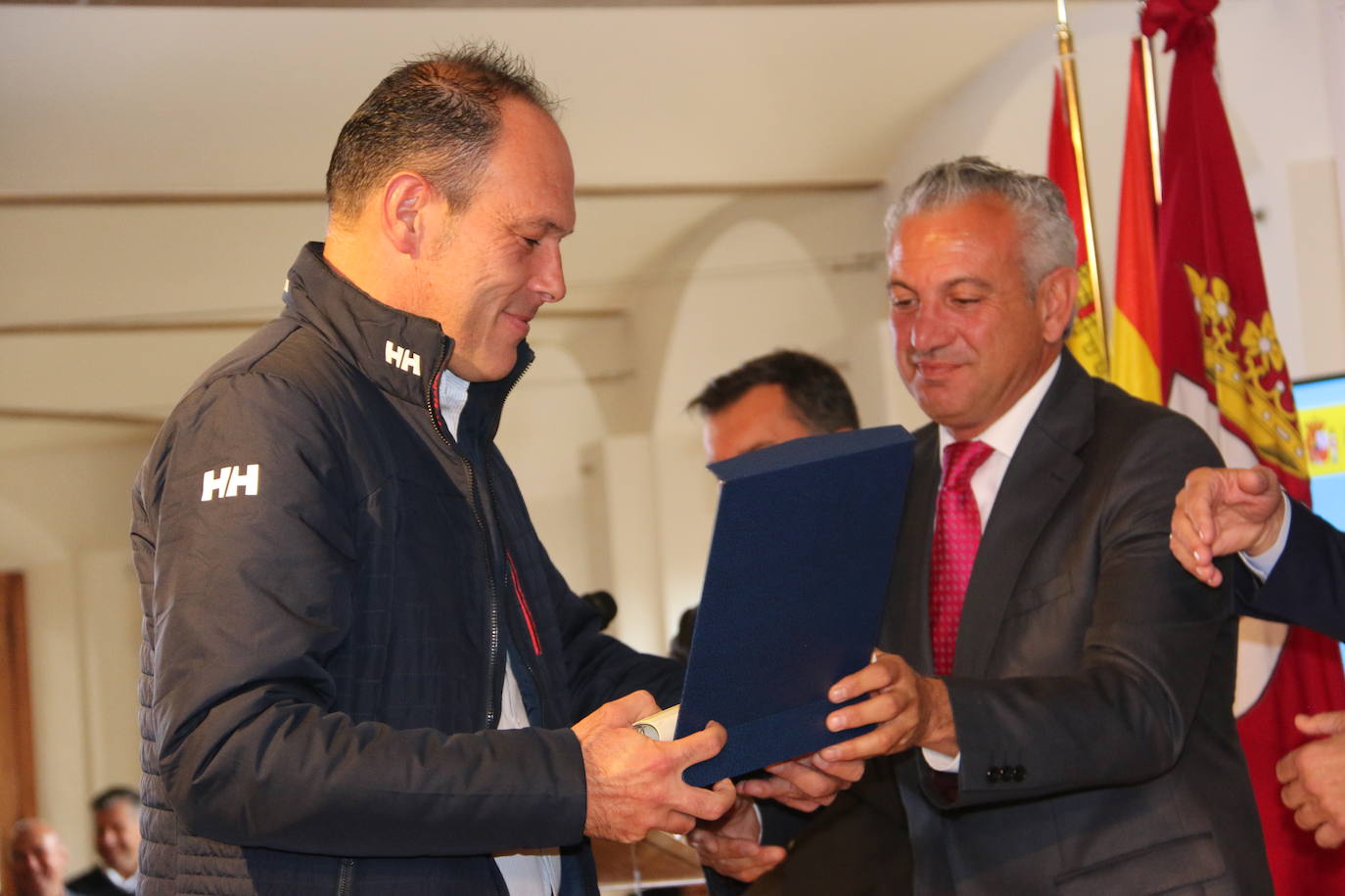 Celebración de la fiesta de la Merced por parte de los funcionarios de la cárcel de Villahierro. 