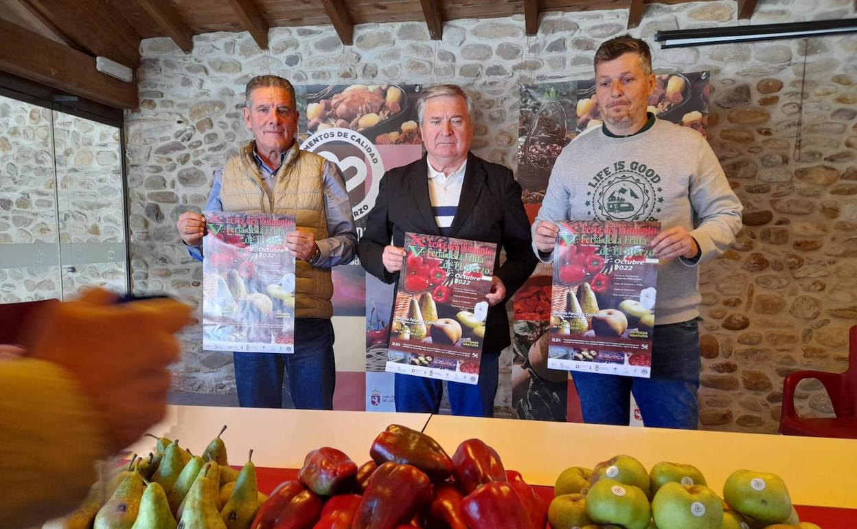 Imagen de la presentación de la X Feria del Pimiento y la V de la Fruta.