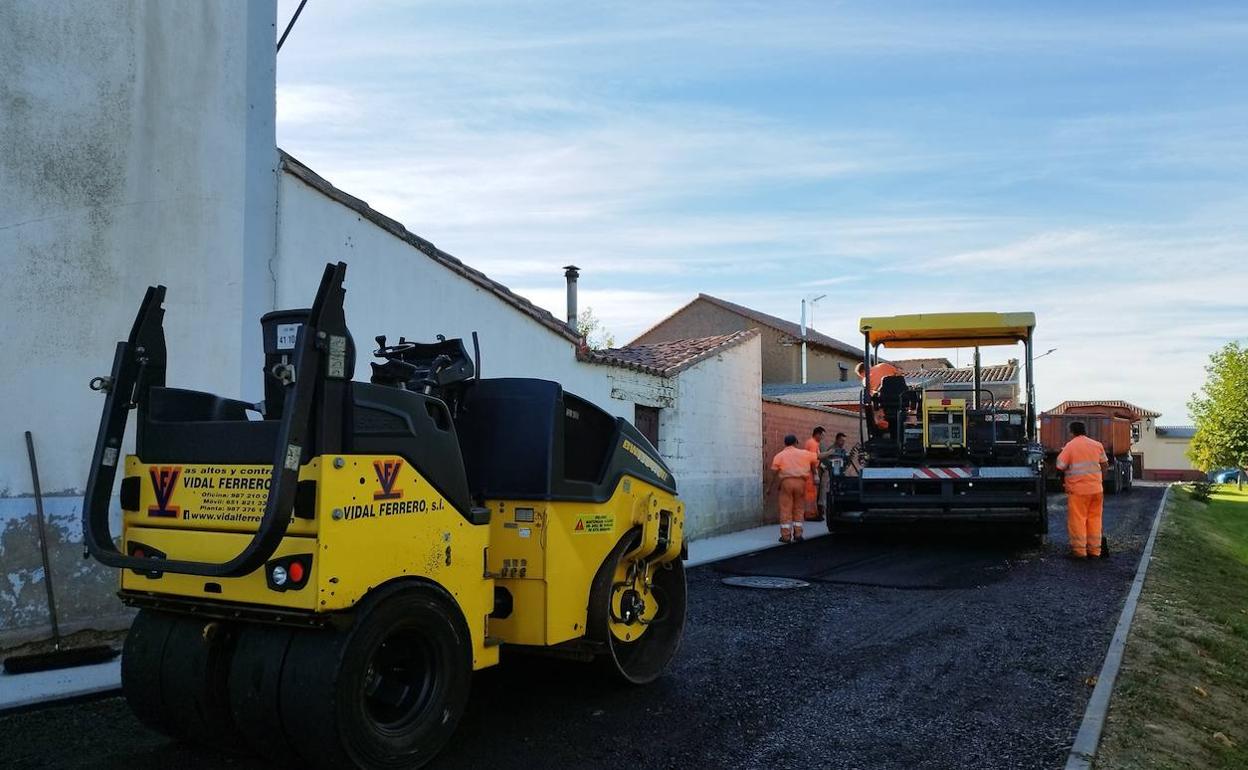 Comienzan las obras del Fondo de Cooperación en Valencia de Don Juan.