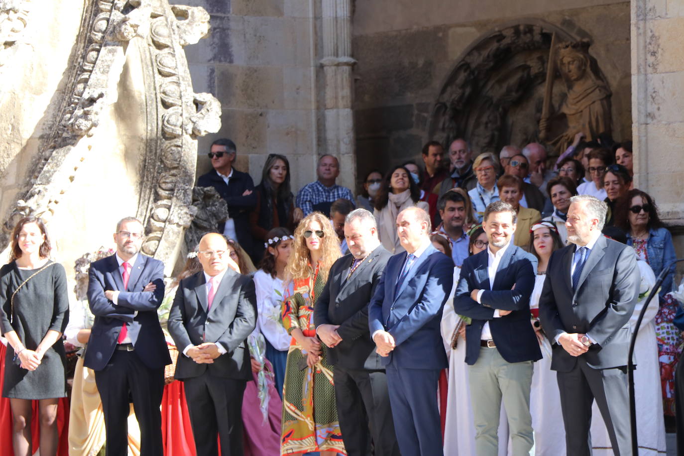 Acto de las Cantaderas durante las fiestas de San Froilán.