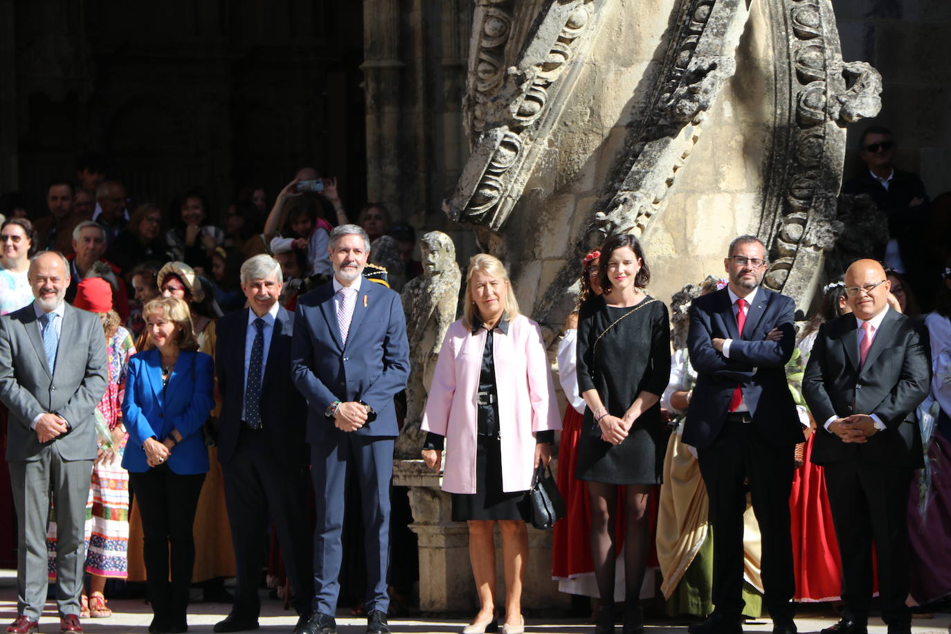 Acto de las Cantaderas durante las fiestas de San Froilán.