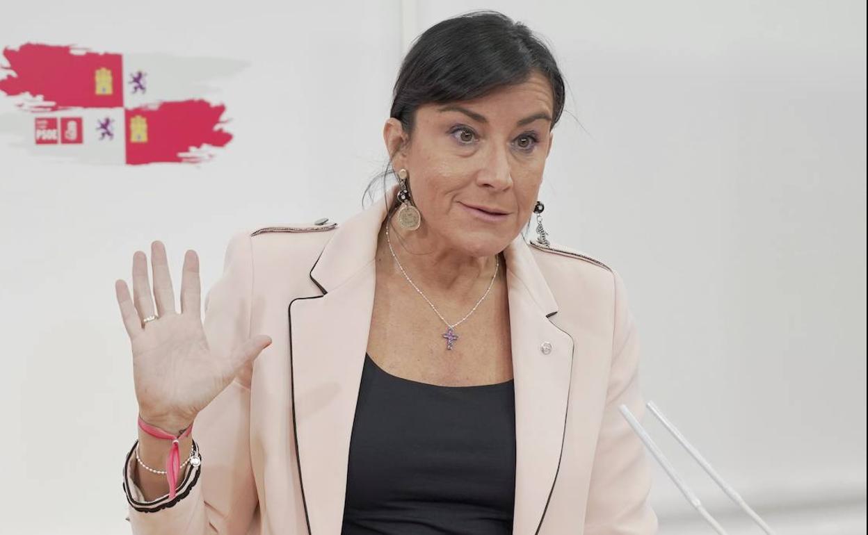 La secretaria de Organización del PSOECyL, Ana Sánchez.