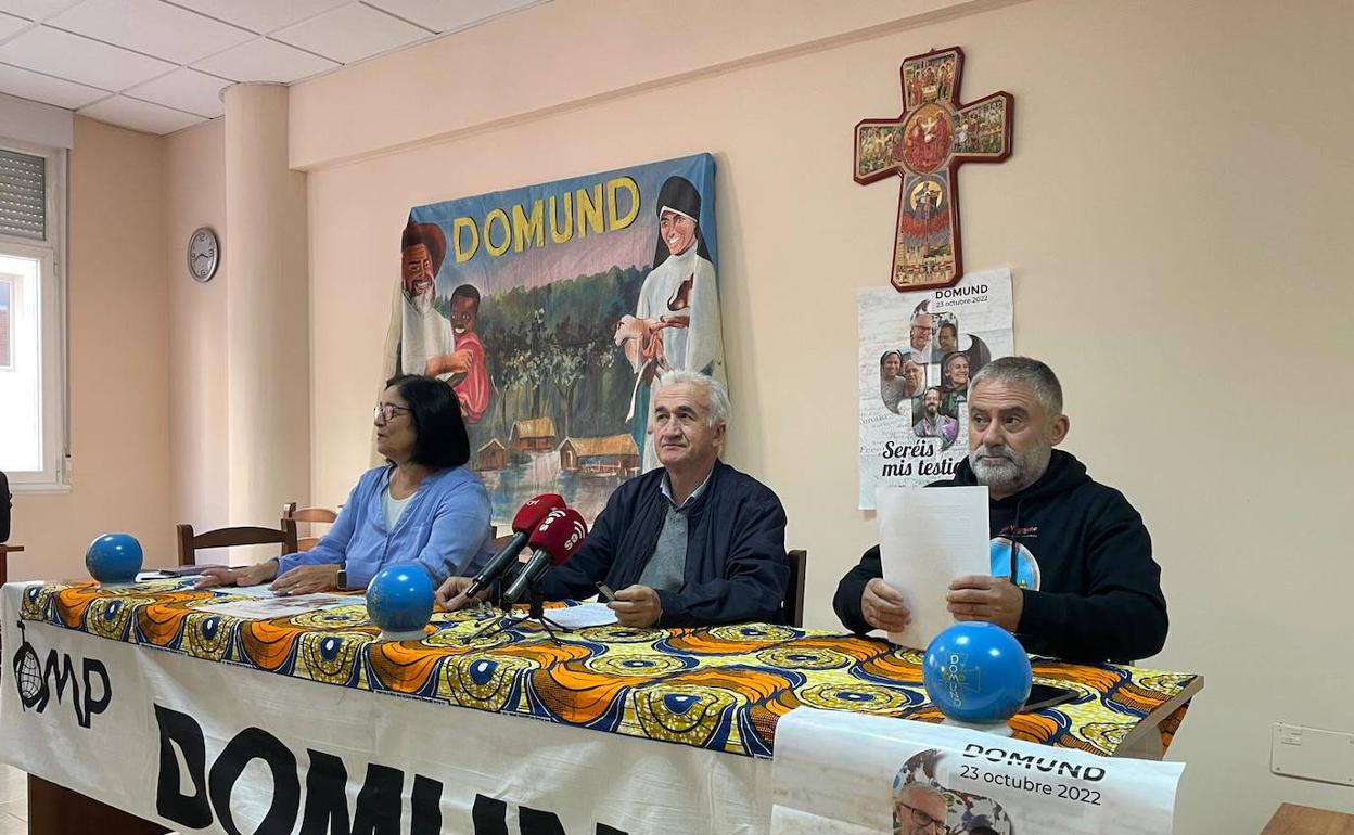 Imagen de la presentación de la campaña del Domund.