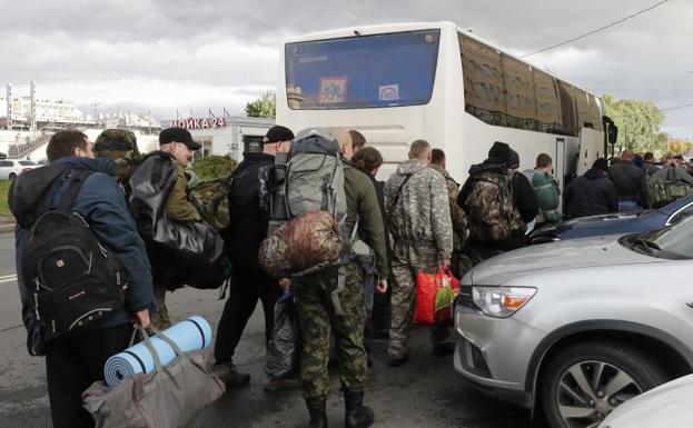 Rusia confirma la movilización de más de 200.000 reclutas