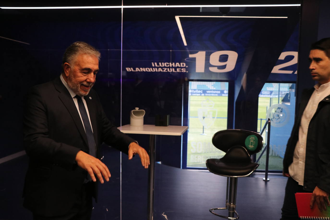 La entidad blanquiazul muestra las notables mejoras acometidas en El Toralín, que marcan el desarrollo futuro de su proyecto deportivo. La investión en los dos últimos años alcanza los cinco millones de euros. 