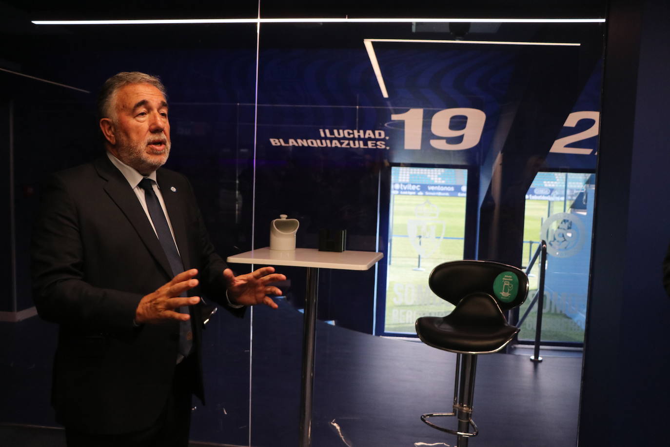 La entidad blanquiazul muestra las notables mejoras acometidas en El Toralín, que marcan el desarrollo futuro de su proyecto deportivo. La investión en los dos últimos años alcanza los cinco millones de euros. 