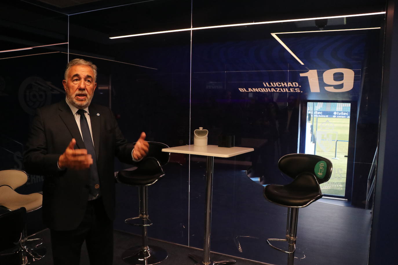 La entidad blanquiazul muestra las notables mejoras acometidas en El Toralín, que marcan el desarrollo futuro de su proyecto deportivo. La investión en los dos últimos años alcanza los cinco millones de euros. 