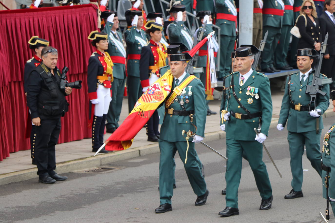 Acto central de la semana institucional de la Guardia Civil en León. 