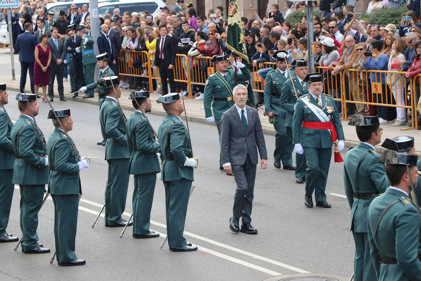 Acto central de la semana institucional de la Guardia Civil en León. 