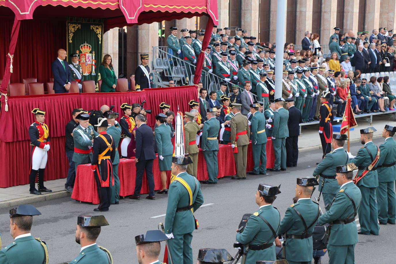 Acto central de la semana institucional de la Guardia Civil en León. 