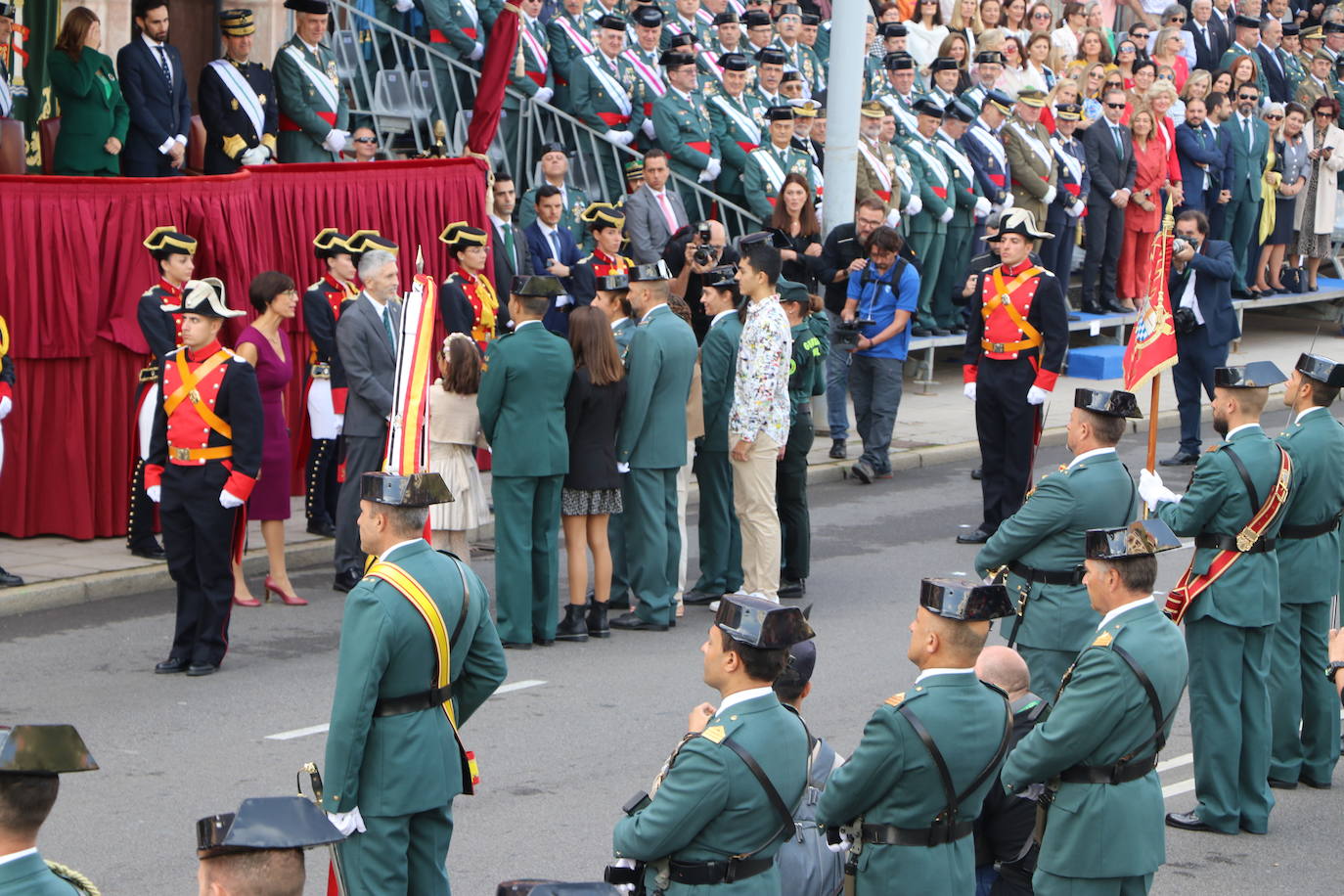 Acto central de la semana institucional de la Guardia Civil en León. 