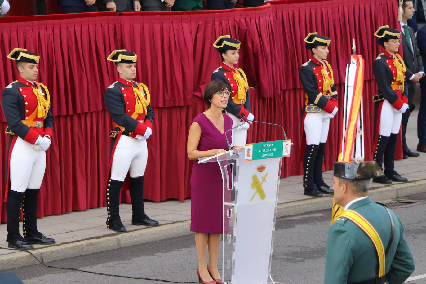 Acto central de la semana institucional de la Guardia Civil en León. 