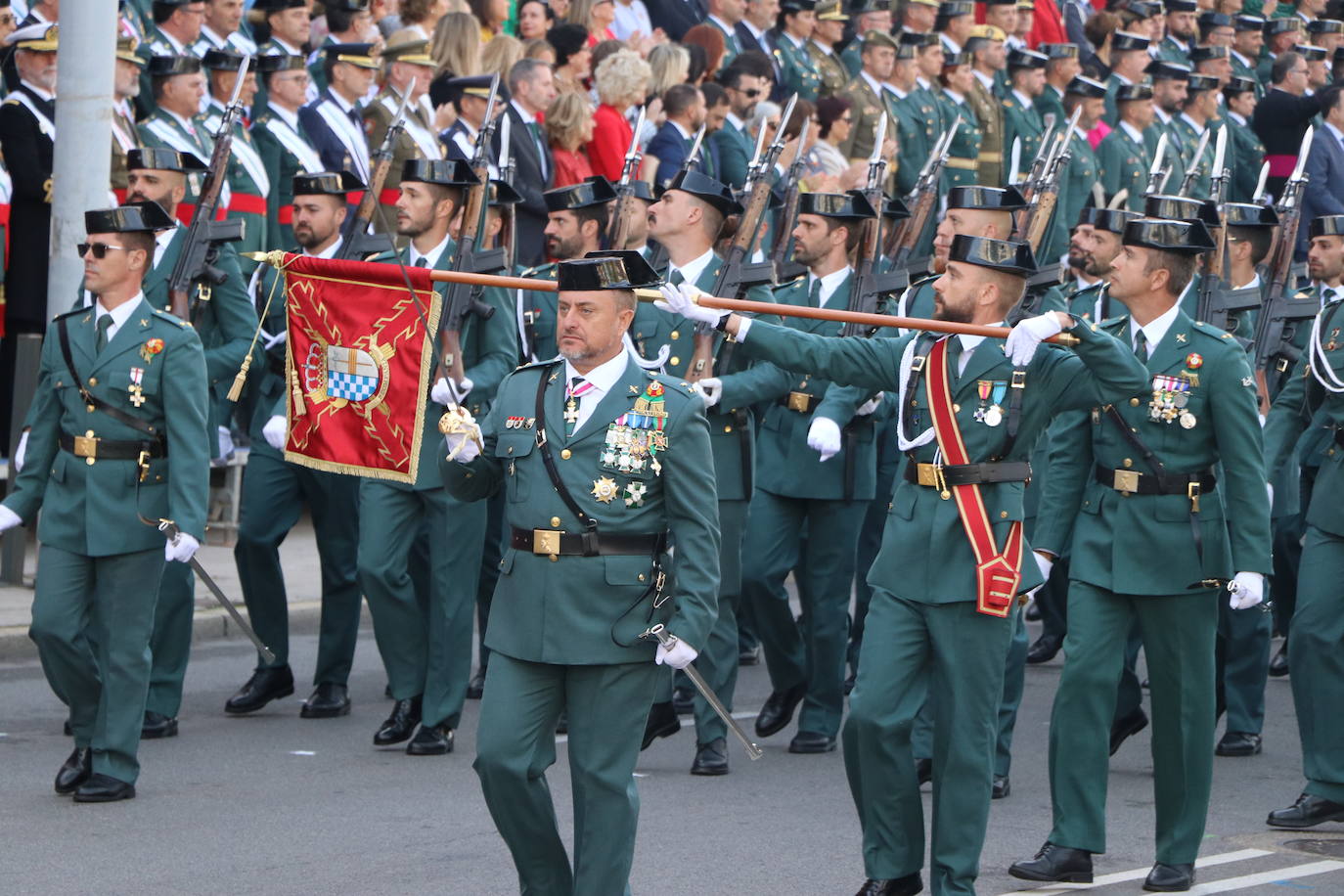 Acto central de la semana institucional de la Guardia Civil en León. 