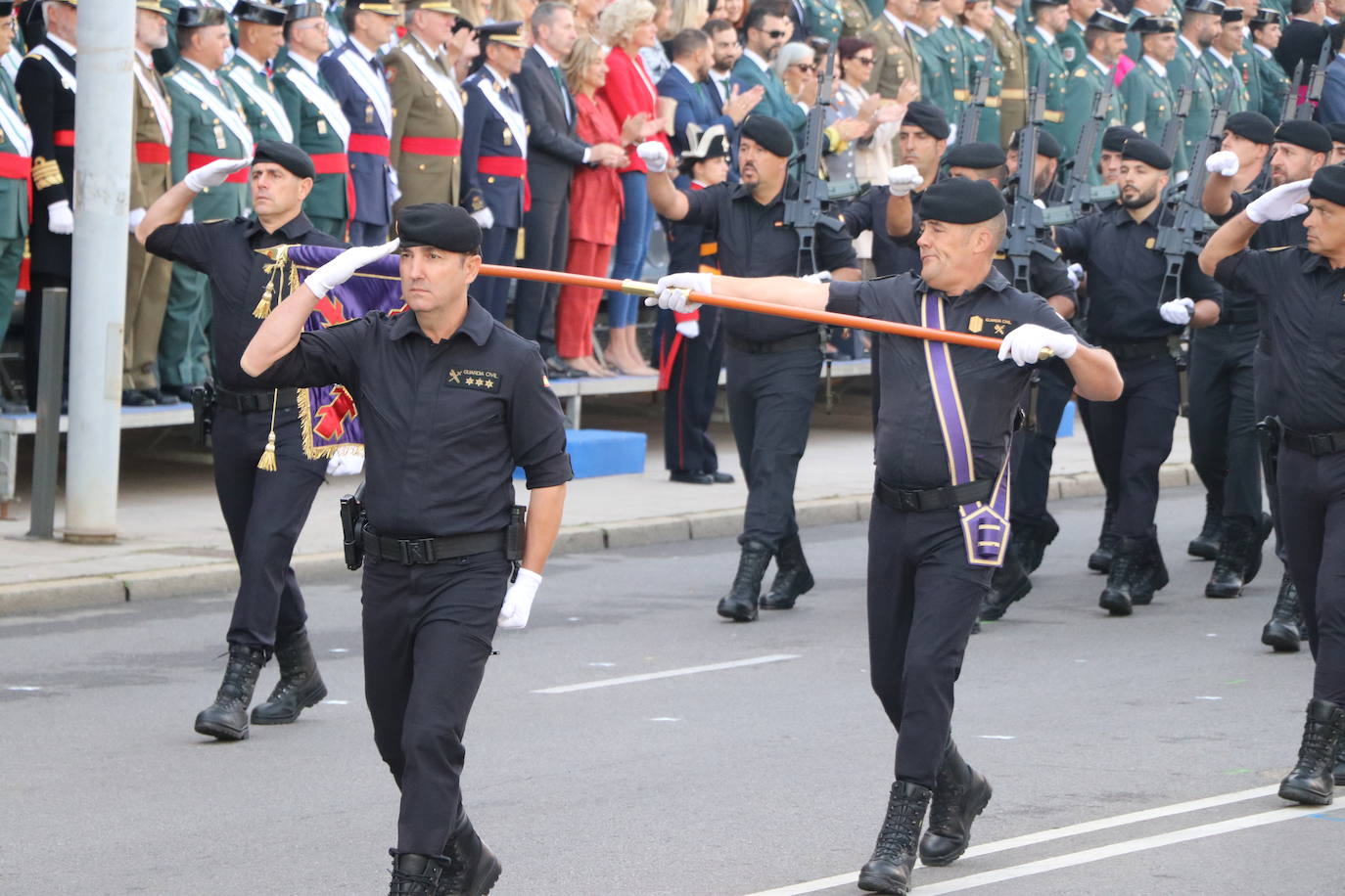 Acto central de la semana institucional de la Guardia Civil en León. 