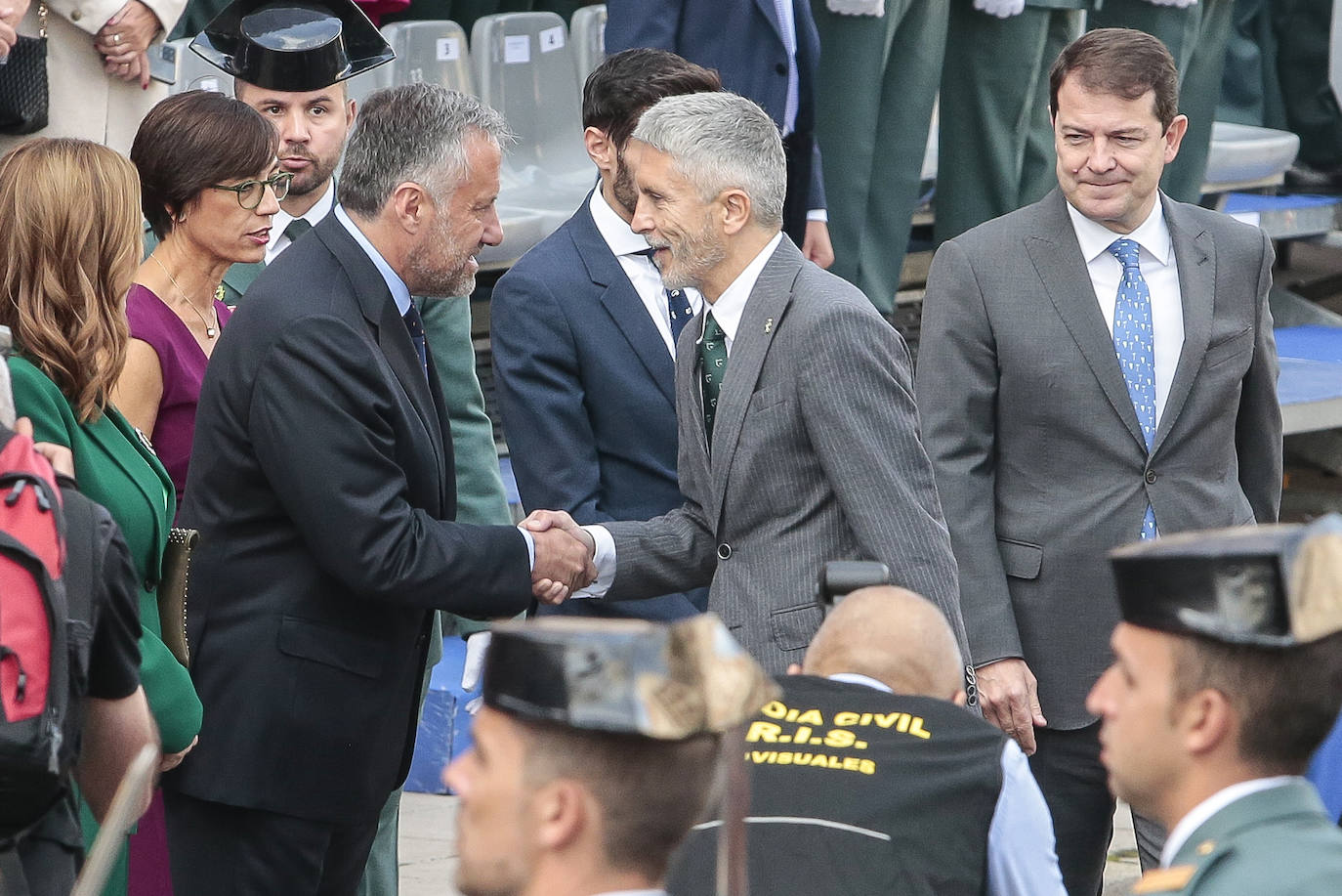 Acto central de celebración de la festividad de la patrona de la Guardia Civil en León. 