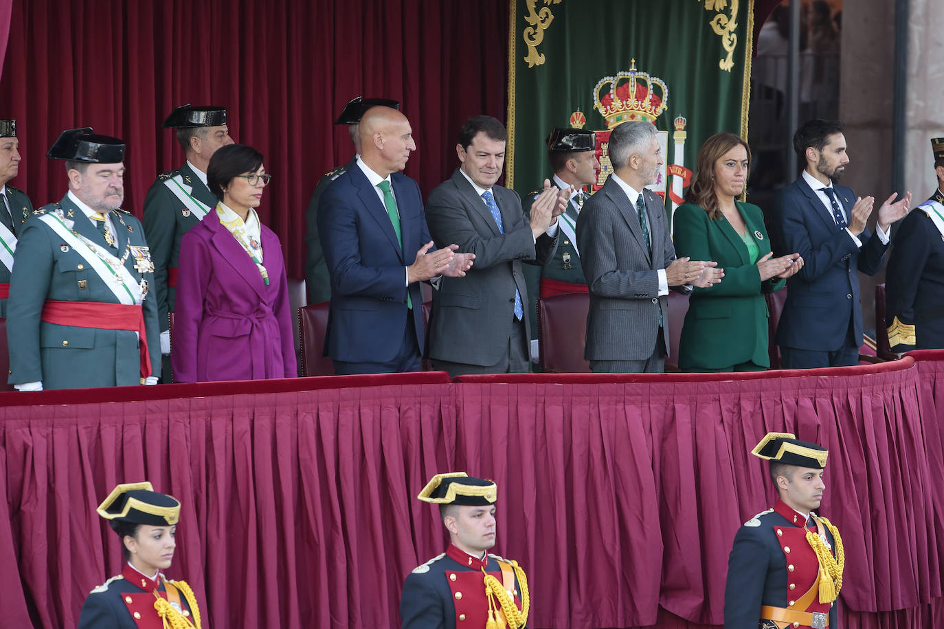 Acto central de celebración de la festividad de la patrona de la Guardia Civil en León. 