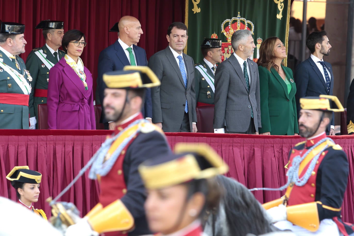 Acto central de celebración de la festividad de la patrona de la Guardia Civil en León. 