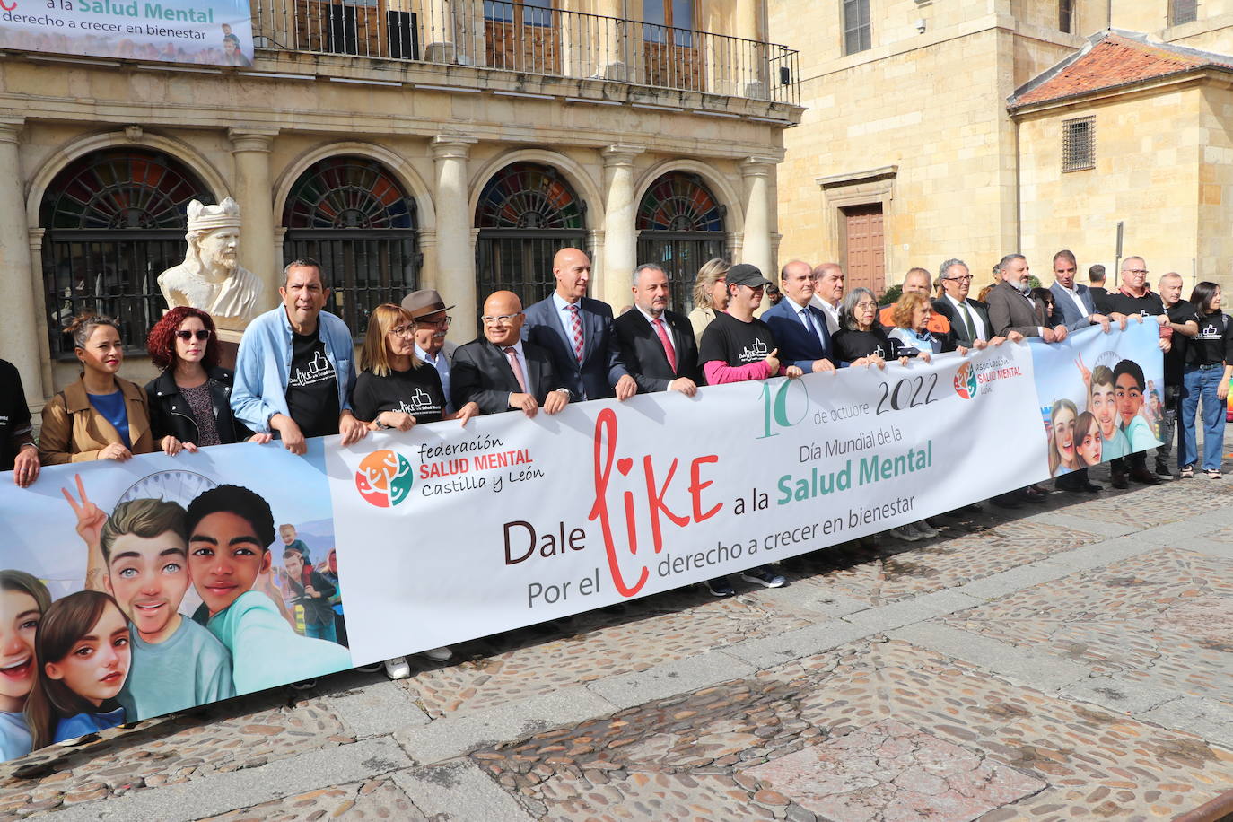 Acto institucional del Día Mundial de la Salud Mental en León. 
