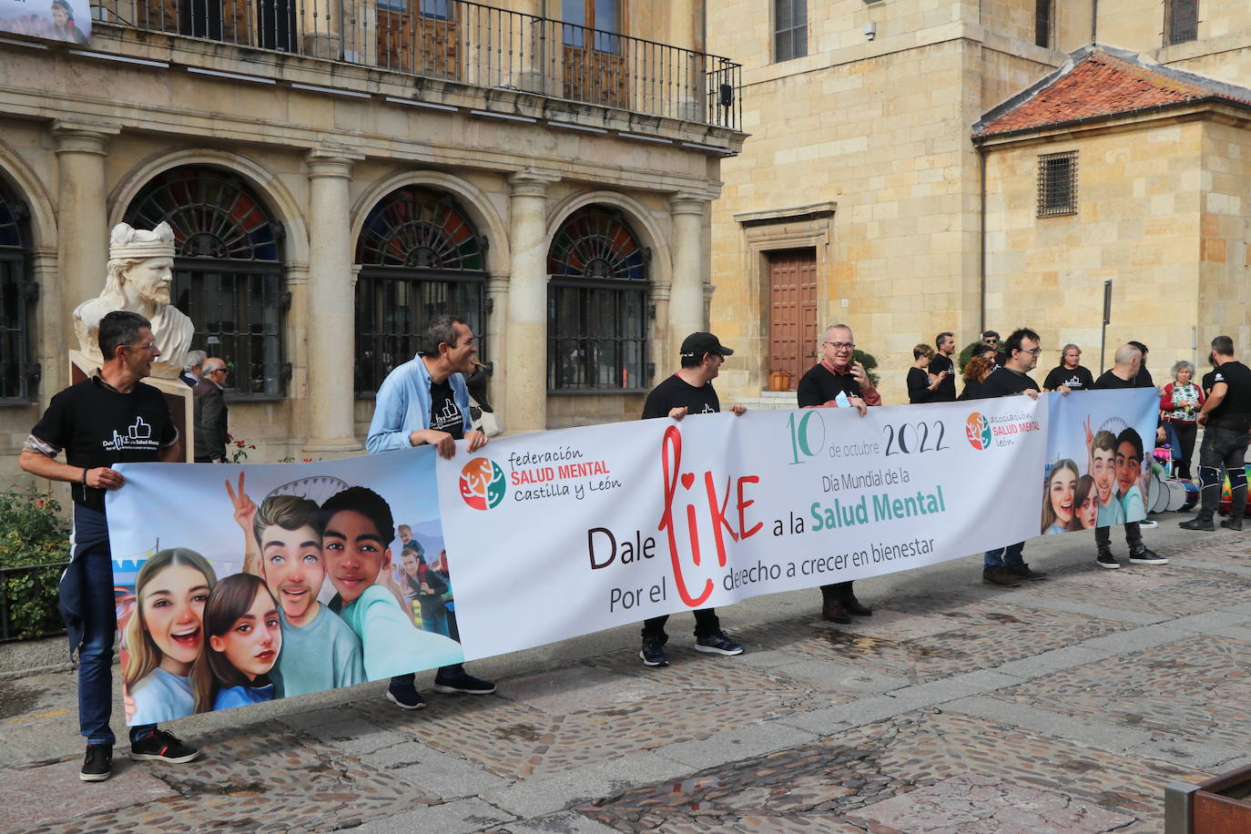 Acto institucional del Día Mundial de la Salud Mental en León. 