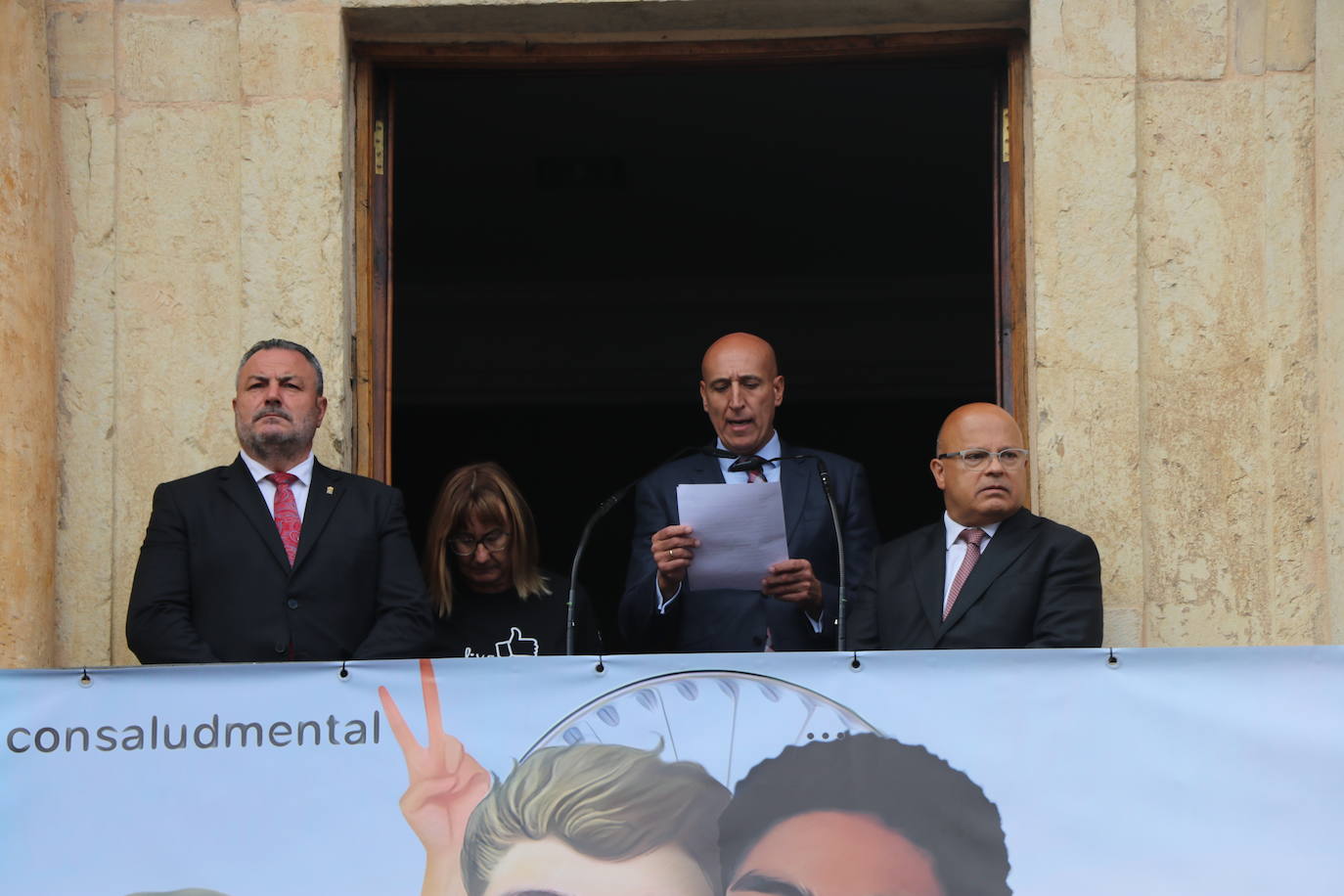 Acto institucional del Día Mundial de la Salud Mental en León. 