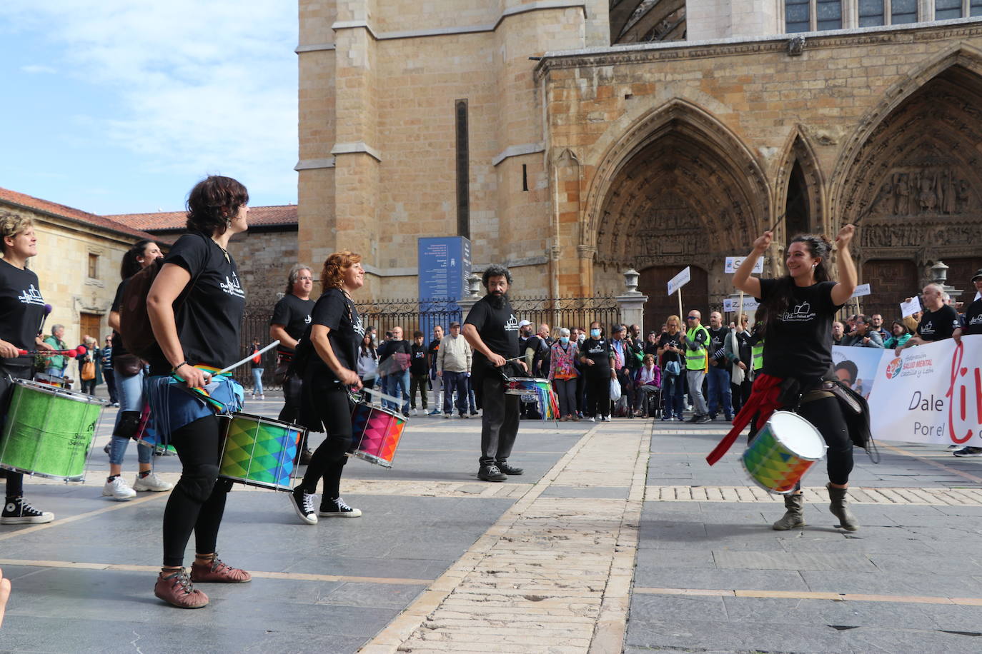 Acto institucional del Día Mundial de la Salud Mental en León. 