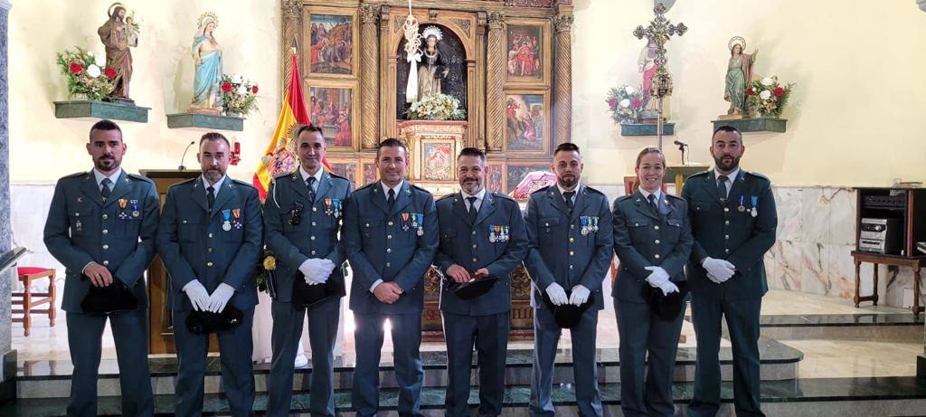 La Guardia Civil honra a su patrona, la Virgen del Pilar, en toda la provincia de León.