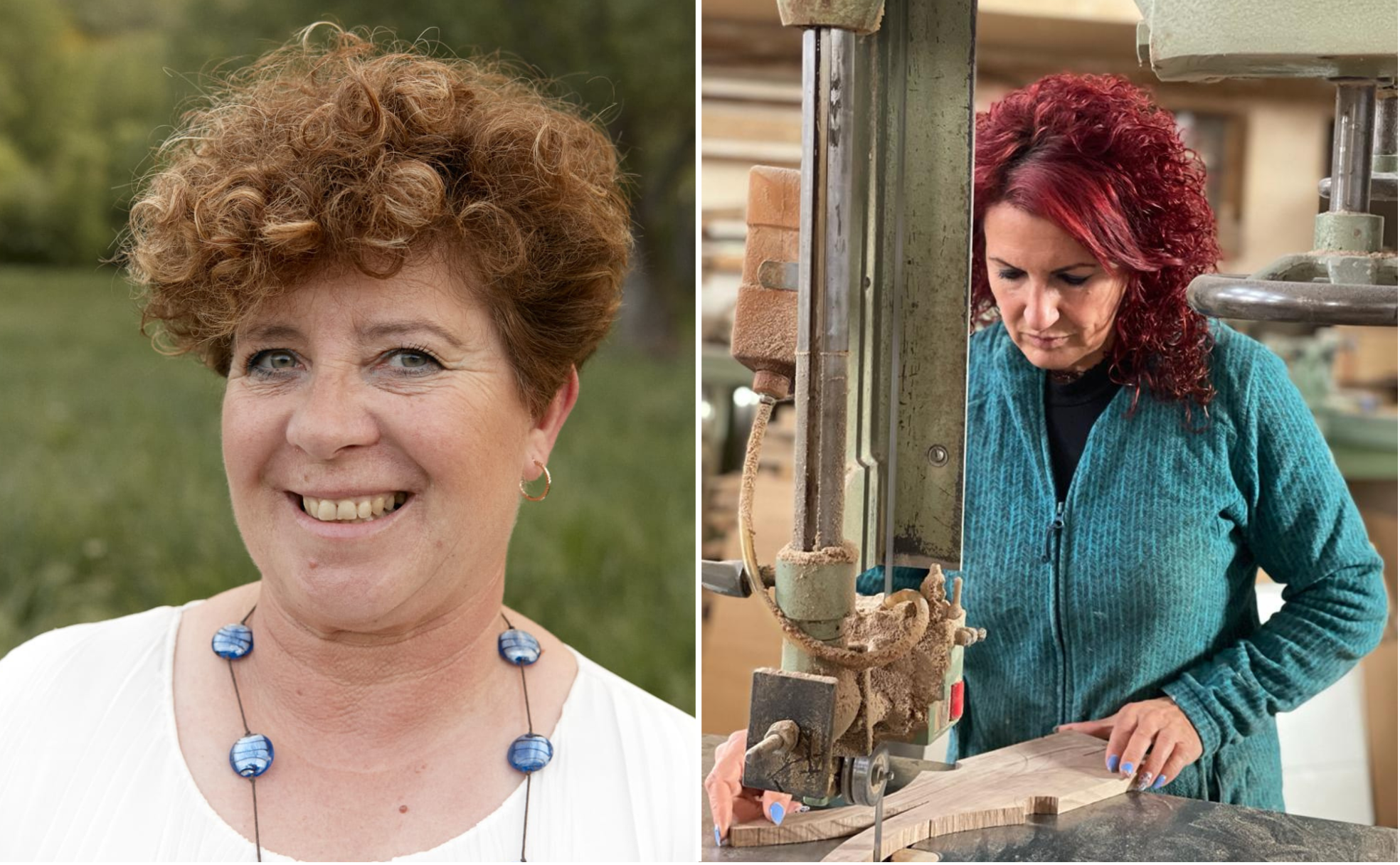 Matilde Vallejo y María del Carmen Alonso-Santocildes recogerán esta mañana los galardones Mujer Rural de la Diputación de León. 