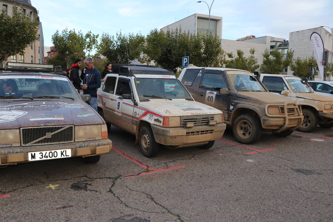 Llegada a meta de la III Iberian Classic Raid en León. 