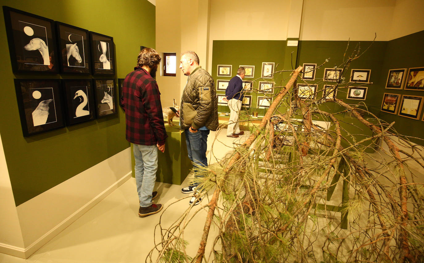 El consejero de Medio Ambiente, Vivienda y Ordenación del Territorio, Juan Carlos Suárez-Quiñones (C), participa en la inauguración de la exposición temporal del Museo MUNIC y el acto de entrega del III Premio 'C de Cultura'.