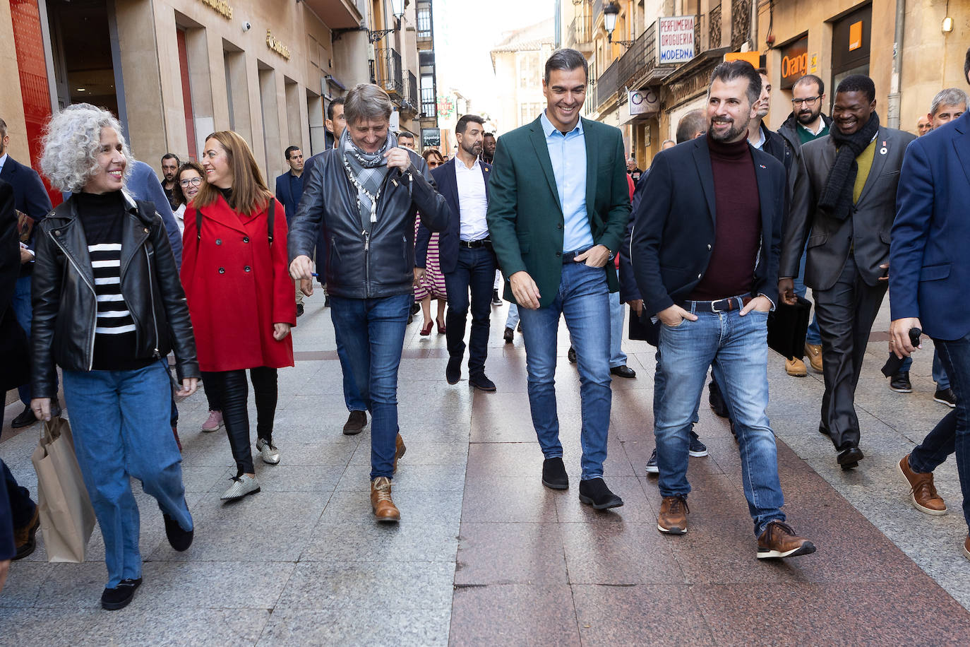Acto político del PSOE con la participación del secretario general del partido y presidente del Gobierno, Pedro Sánchez