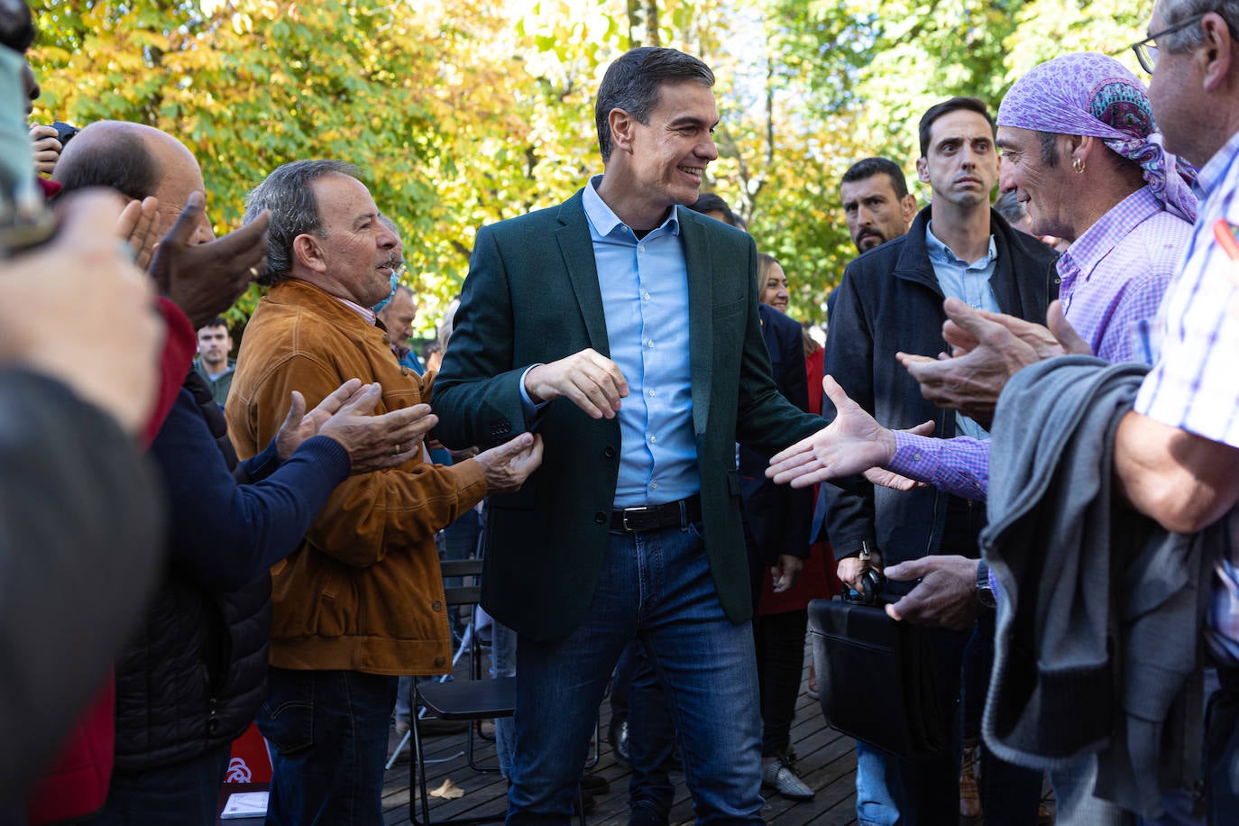 Acto político del PSOE con la participación del secretario general del partido y presidente del Gobierno, Pedro Sánchez