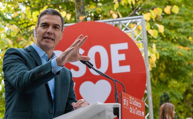 Acto político del PSOE con la participación del secretario general del partido y presidente del Gobierno, Pedro Sánchez