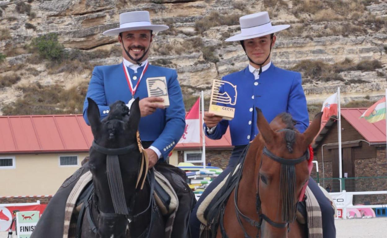 Dos medallas leonesas en el Campeonato de Castilla y León de equitación de trabajo