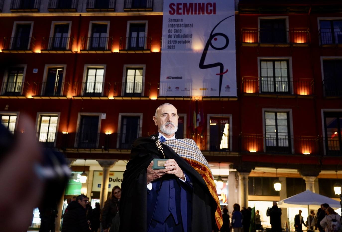 Fotos: El guionista Chema Sarmiento recibe la Espiga de Honor 