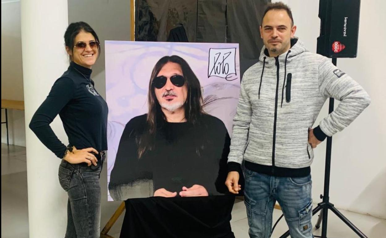 Los hijos de lolo acudieron a la puesta de largo de la feria que su padre organizaba cada año con mucho mimo.