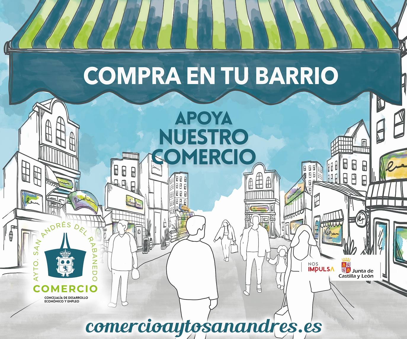 San Andrés apuesta por su comercio de proximidad: «Compra en tu barrio»