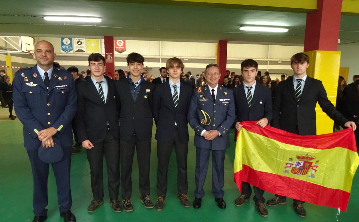 Acto celebrado en el colegio Peñacorada durante este lunes.