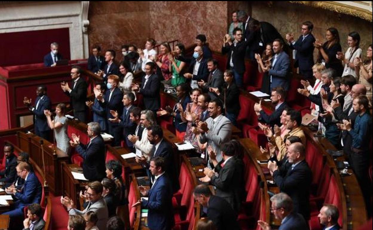 Imagen de archivo sobre una sesión de la Asamblea Nacional francesa. 