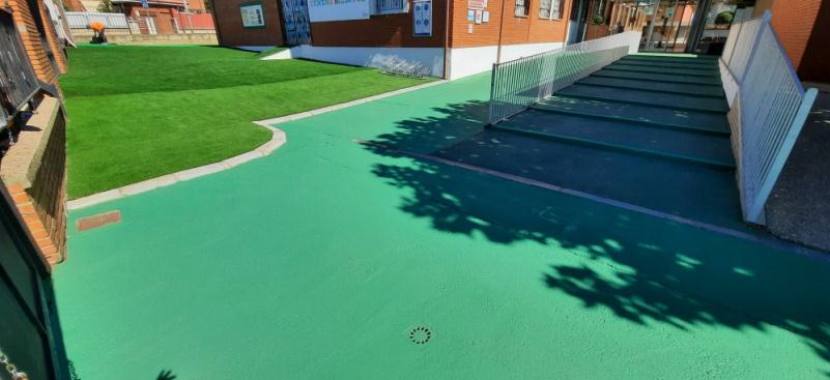 Las obras acometidas en Villaquilambre dentro del programa 'Zardino'.