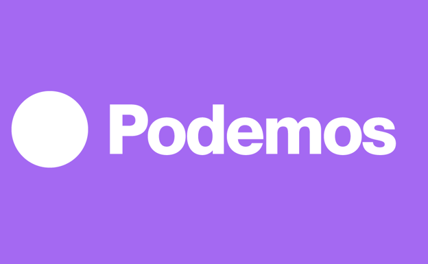 Imagen principal - Imaginatipo en morado, con el clásico círculo de Podems y, abajo, e logotipo con el fondo en blanco.