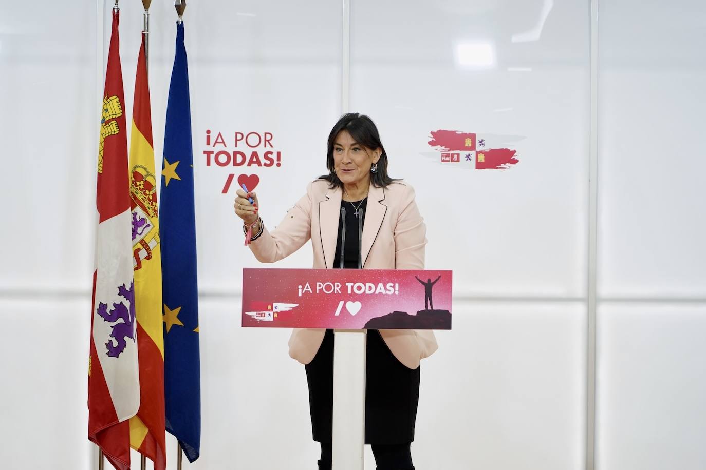 La secretaria de Organización del PSOE de Castilla y León, Ana Sánchez, analiza cuestiones de actualidad política de Castilla y León.