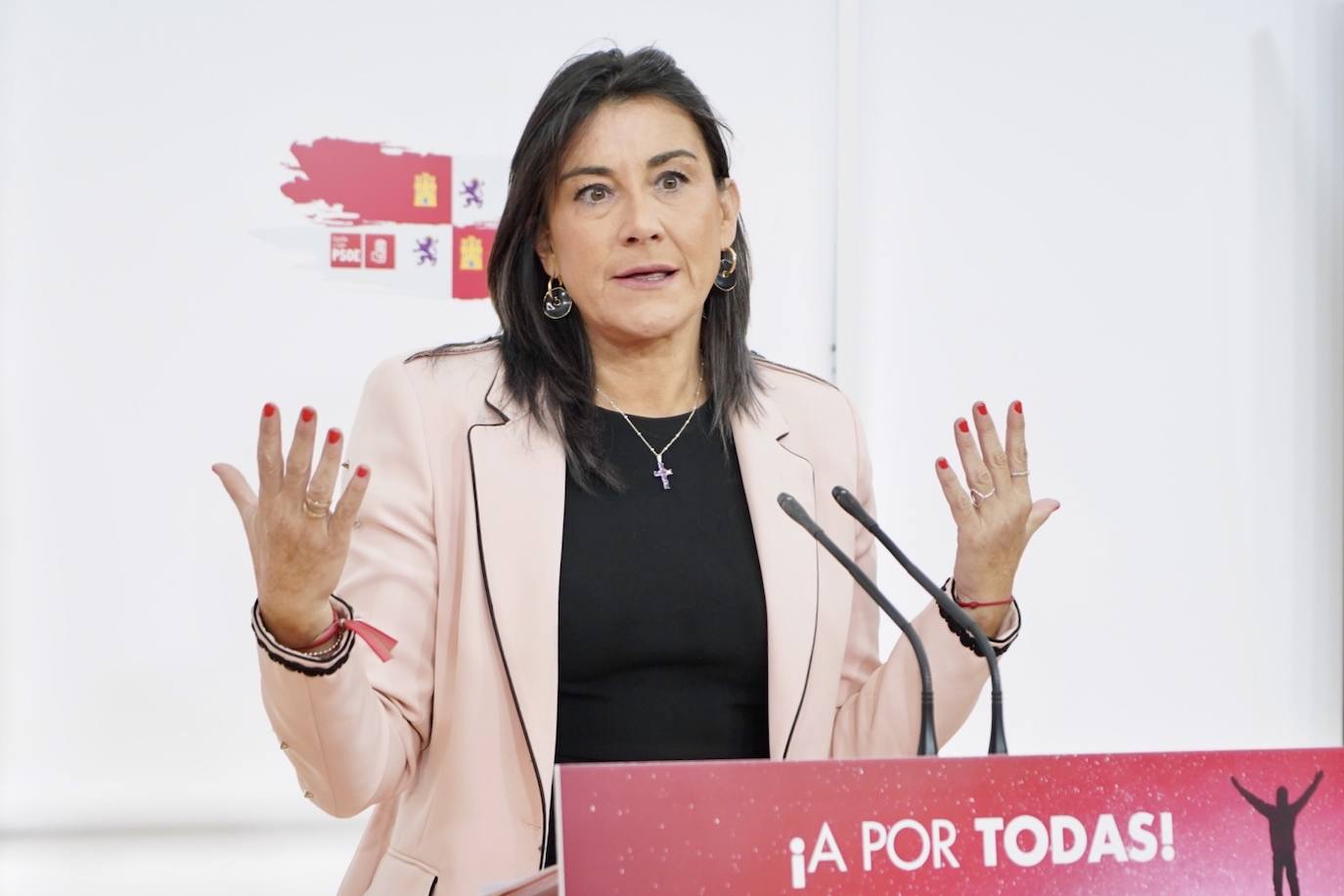 La secretaria de Organización del PSOE de Castilla y León, Ana Sánchez, analiza cuestiones de actualidad política de Castilla y León.