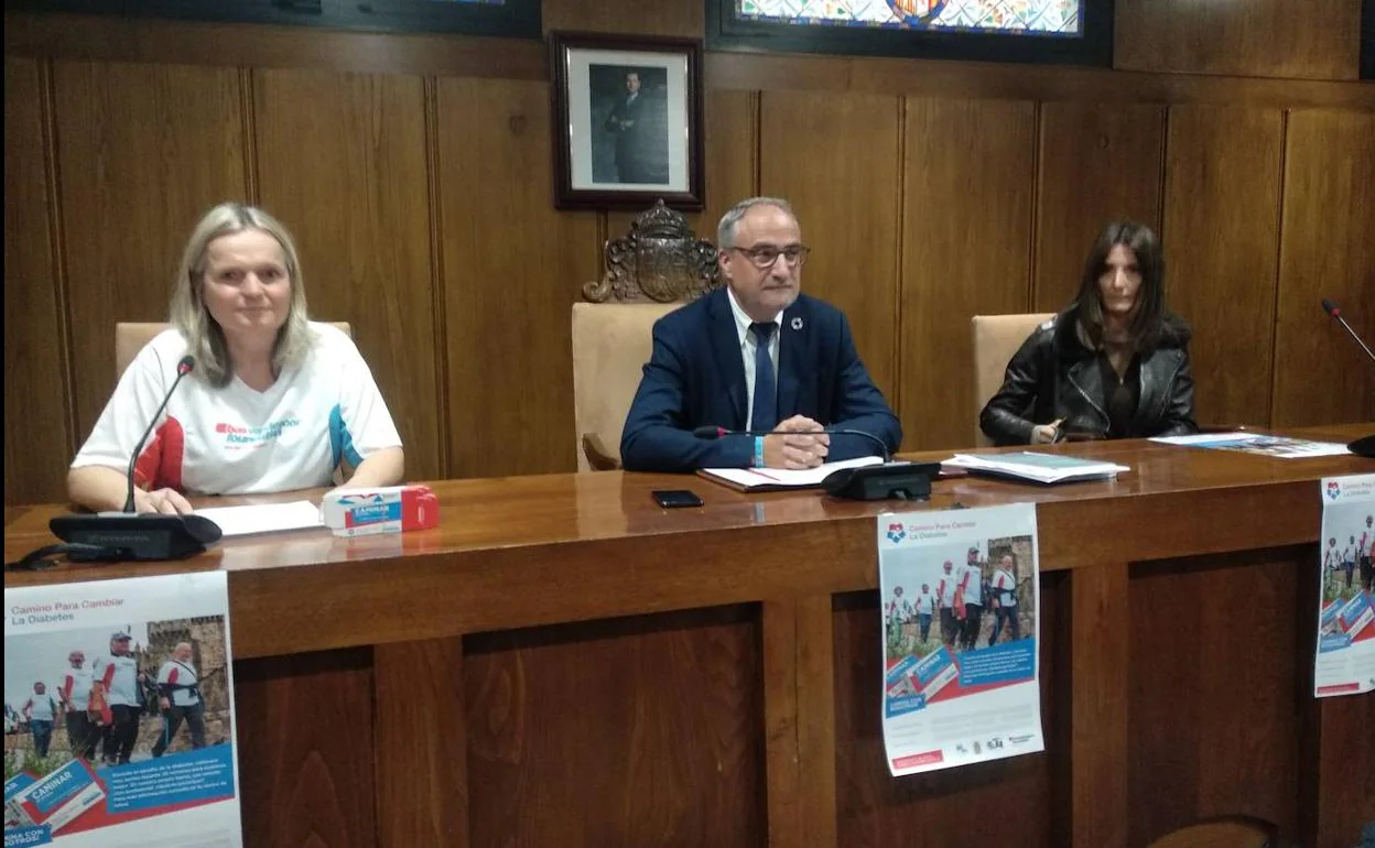 Presentación del proyecto 'Camina para cambiar la diabetes' en Ponferrada.