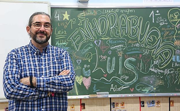 Imagen. Luis Gutiérrez Martín, profesor del Colegio Marista San José de León.